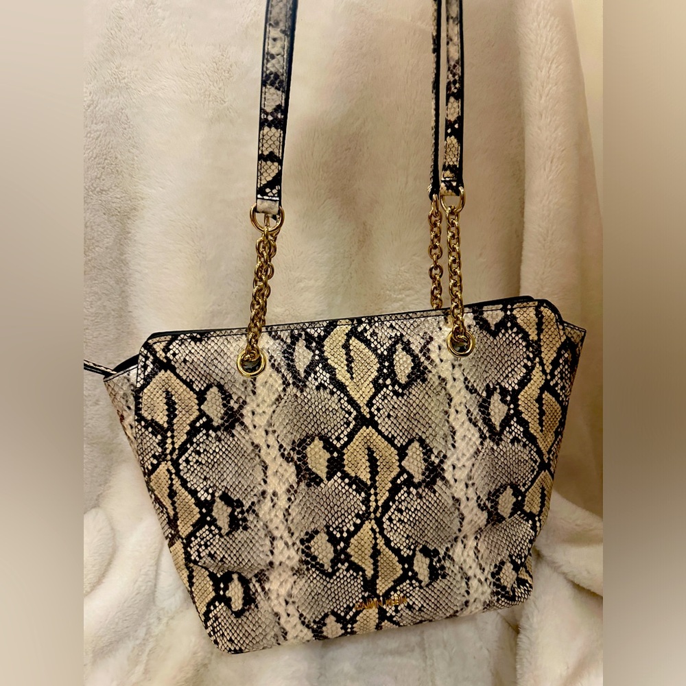 Calvin Klein faux leather purse.